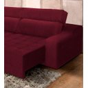 Ver imagem 2 de Sofá Top Lubeck Retrátil e Reclinável 2,90m Vermelho - Ws Estofados