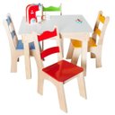 Ver imagem 2 de Mesa Infantil com 4 Cadeiras Tropical Fashion Toys