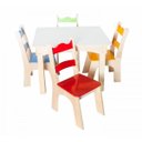 Ver imagem 1 de Mesa Infantil com 4 Cadeiras Tropical Fashion Toys