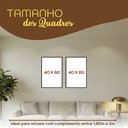 Ver imagem 5 de Quadro Decorativo Minimalista Formas Geométricas e Linhas Moldura Filete:Moldura Branca/40X60