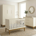 Ver imagem 2 de Jogo de Quarto para Bebê Completo 3 Portas Classic New Areia Fosco com Madeira - MoveisAqui