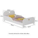 Ver imagem 7 de Cama Solteiro para Colchão 88x188cm 100% Mdf Majestade Multimóveis Bb2320 Branco