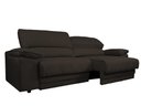 Ver imagem 6 de Sofá Leon 2,50m com Molas Retrátil Reclinável Velosuede - Netsofas - Marrom
