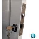 Ver imagem 5 de Porta de Alumínio  210 x 90 com vidro - Lambri Duplo