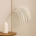 Ver imagem 2 de Galho Lateral Plumas Capim Pampas Off White 70cm - Magizi