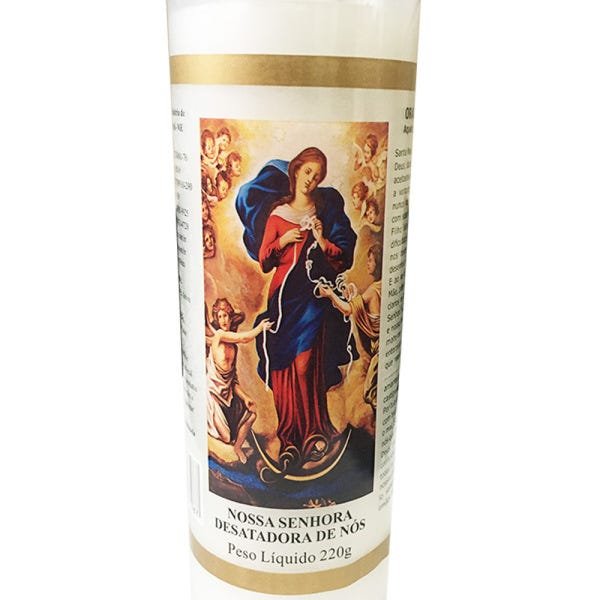 KIT 10 VELAS VOTIVA PVC NOSSA SENHORA DESATADORA DE NÓS - 2