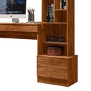Ver imagem 2 de Escrivaninha Office com Estante Biblioteca Lion Cinamomo Mel - Mabe Magazine