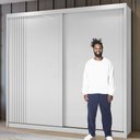 Ver imagem 5 de Guarda Roupa Casal 2 Portas 4 Gavetas Velaris Móveis Lopas
