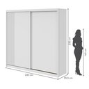 Ver imagem 3 de Guarda Roupa Casal 2 Portas 4 Gavetas Velaris Móveis Lopas