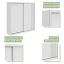 Ver imagem 6 de Guarda Roupa Casal 2 Portas 4 Gavetas Velaris Móveis Lopas