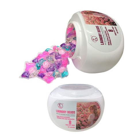 Capsula Sabao Lavar Roupa 5 em 1 Amacia Perfuma Limpeza Profunda Fragrancia Confortavel Pratico Simp