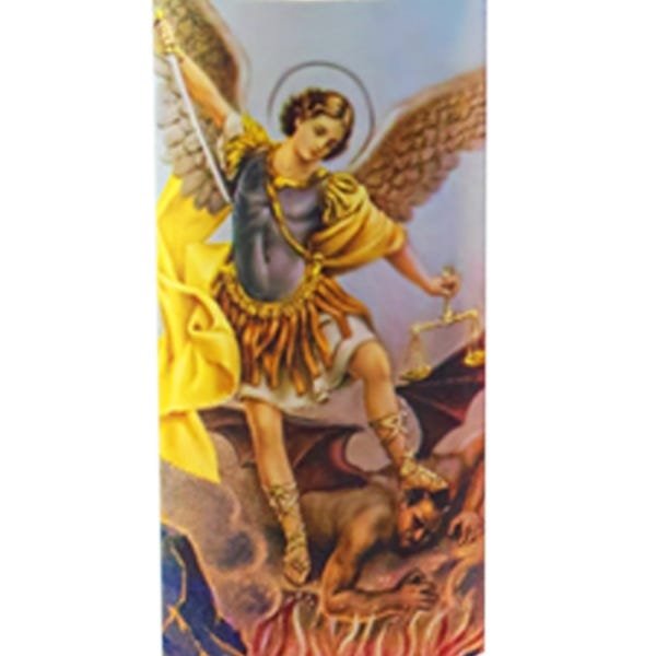 KIT 4 VELA VOTIVA PVC ANJO MIGUEL - 3