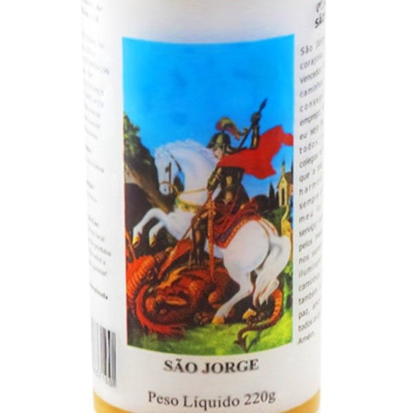 KIT 10 VELA VOTIVA PVC SÃO JORGE - 3