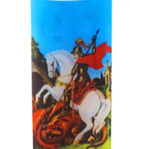 KIT 10 VELA VOTIVA PVC SÃO JORGE - 2