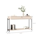 Ver imagem 2 de Aparador Madri Moderno 1 Gaveta MDF 123cm Off White e Preto