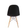 Kit 4 Cadeiras Eames Eiffel Estofada Botonê 130c Cor:preto - 5