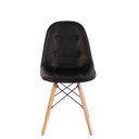 Ver imagem 2 de Kit 4 Cadeiras Eames Eiffel Estofada Botonê 130c Cor:preto