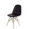 Kit 4 Cadeiras Eames Eiffel Estofada Botonê 130c Cor:preto - 4