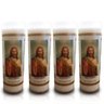 KIT 4 VELAS VOTIVA PVC JESUS CRISTO - 1