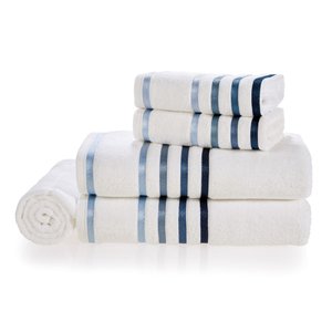 Karsten Jogo Banhão 5 Peças Lumina Branco C/ Azul - 01/3