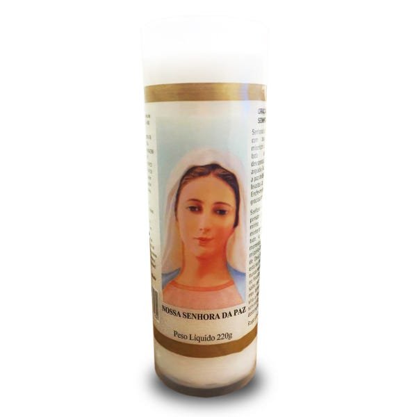 KIT 4 VELA VOTIVA PVC NOSSA SENHORA DA PAZ - 2