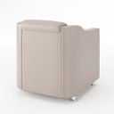 Ver imagem 5 de Kit 10 Poltronas Decorativas Consultorio Recepção Sala Cor:Bege