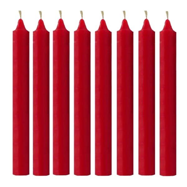 VELA COLORIDA PALITO VERMELHO QUILO 1KG 28 UNIDADES - 1