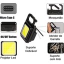 Ver imagem 4 de Mini Lanterna Led Chaveiro Mosquetão Portáti Imã Potente Usb