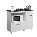 Ver imagem 1 de Balcão para Cooktop 4 Bocas e Forno 2 Portas 1 Gaveta Violeta Kaiki Móveis