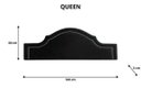 Ver imagem 2 de Cabeceira Estofada Provençal Luxo com Tachas - Queen Suede Preto