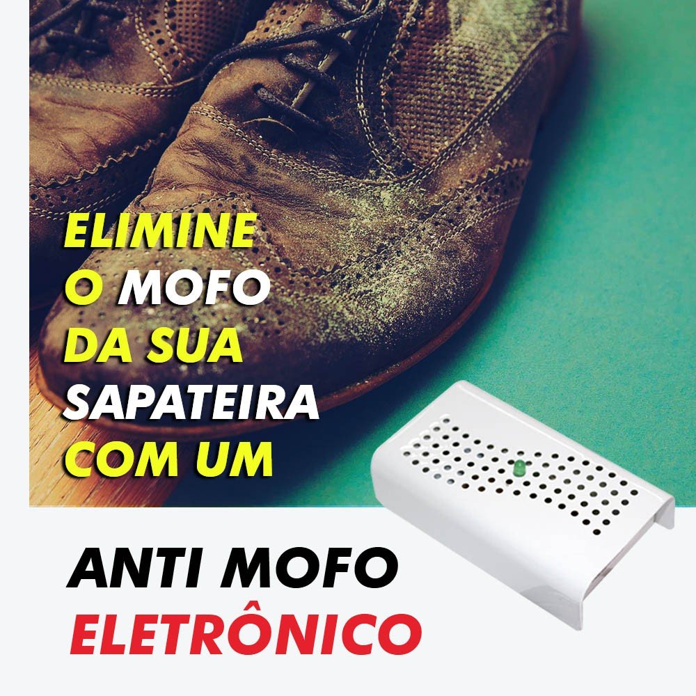 Anti Mofo Eletrônico Desumidificador 110V - Branco 3u Anti Mofo Anti-Ácaro e Fungos - 7