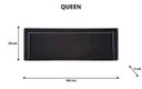 Ver imagem 2 de Cabeceira Estofada Reta Luxo com Tachas - Queen Suede Preto