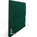 Ver imagem 2 de Cabeceira Cama Box Casal King 195cm Dália W01 Bouclê Verde