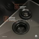 Ver imagem 5 de Tanque de Aço Inox 304 Manaxos 54x44 Cm Pingoo.casa - Preto