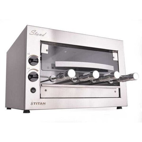 Churrasqueira A Gás De Bancada 4 Espetos Titan Gás GLP 220V