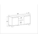 Ver imagem 3 de Rack para Tv até 40 Polegadas 2 Portas 2030 Branco/- Quiditá