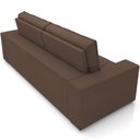 Ver imagem 4 de Sofá Retrátil Reclinável para Sala de Estar Living 290cm Clara M03 Veludo Marrom - Lyam Decor