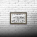 Ver imagem 4 de 1 Certificado/Diploma A4 com Tela de Acetato e MDF - Moldura Madeira