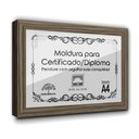 Ver imagem 2 de 1 Certificado/Diploma A4 com Tela de Acetato e MDF - Moldura Madeira