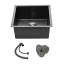 Ver imagem 1 de Cuba Cozinha Inox Preta Quadrada Gourmet 40x40 C/ Acessórios