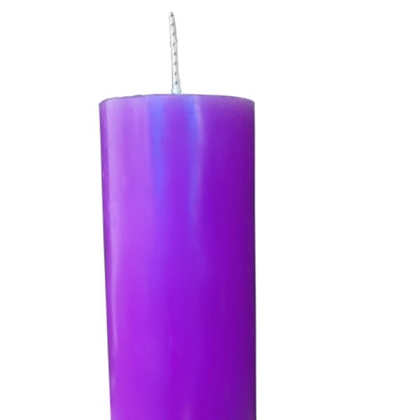 KIT 4 VELAS VOTIVAS 7 SETE DIAS COLORIDA LILÁS - 3