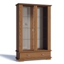 Ver imagem 2 de Cristaleira com Espelho 2 Portas em Vidro 1 Gaveta Ornare Imcal