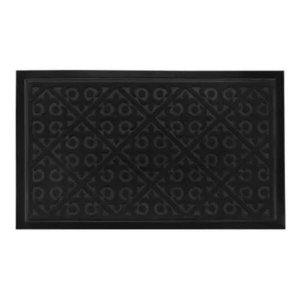 Tapete Capacho Secar Pés Waterkap 40x60cm Preto Kapazi