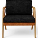 Ver imagem 6 de Kit 02 Poltronas Decorativas Sala Estar Pietra L02 Couríssimo Camel Linho Chumbo - Lyam Decor