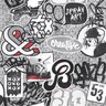 Papel de Parede Grafite Teens + Cola Para Aplicação - Coleção Free Style - FL15810 - 1