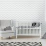 Papel de Parede Chevron Cinza - Little Ones 54213- Vinílico Lavável - Mais Cola - 3
