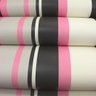 Papel de Parede Listrado Rosa e Cinza Vinilico Lavável+ Cola para Aplicação - 5