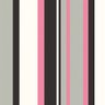 Papel de Parede Listrado Rosa e Cinza Vinilico Lavável+ Cola para Aplicação - 3