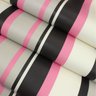 Papel de Parede Listrado Rosa e Cinza Vinilico Lavável+ Cola para Aplicação - 4