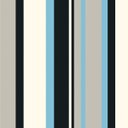 Ver imagem 2 de Papel de Parede Listrado Azul e Cinza Vinilico Lavável+ Cola para Aplicação